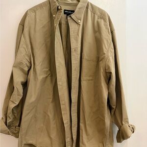 Eddie Bauer Men's Khaki Shirt Jacket